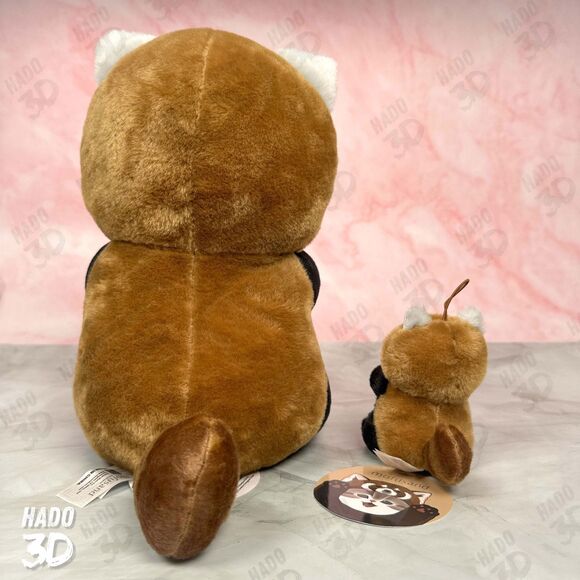 NEW Mofusand Cat in Red Panda Suit Plush + Min 11in Limited US Seller Meow 4.3in - Picture 4 of 7